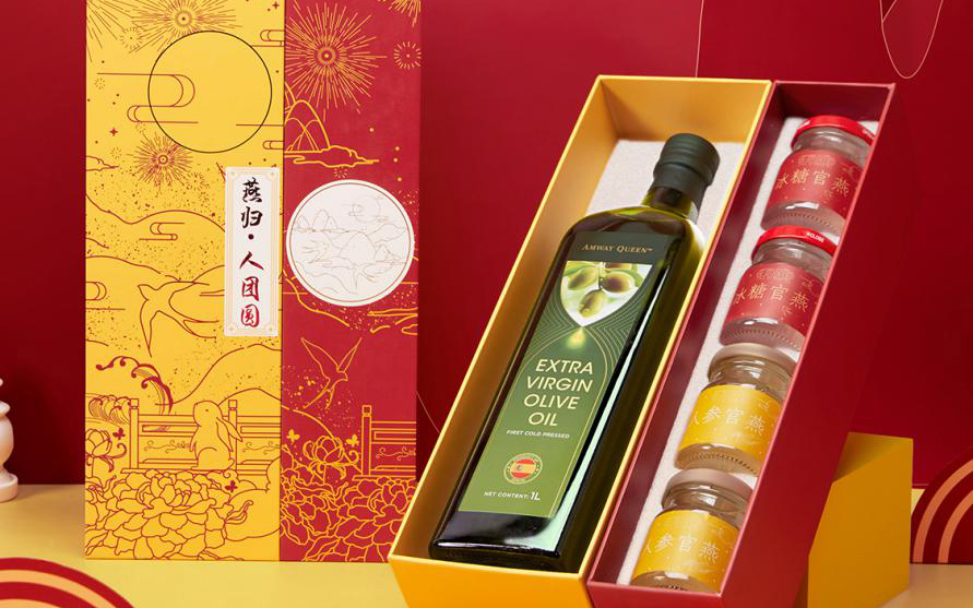 燕之屋聯(lián)名安利，推出限定款“燕歸·人團(tuán)圓”燕窩橄欖油中秋禮盒